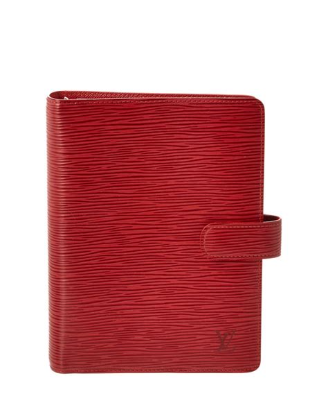 louis vuitton red epi agenda mm|Louis Vuitton EPI Red Leather Agenda MM (Medium size).